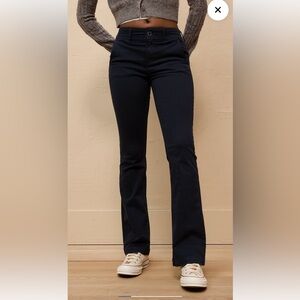 American Eagle Outfitters kick boot navy slacks stretch 16